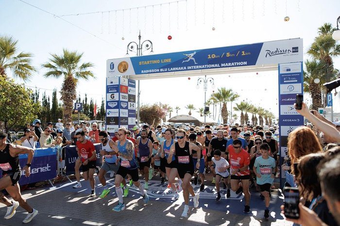 γραφικό Οι νικητές ζωής του Μαραθώνιου Λάρνακας Με ρεκόρ 13 χιλιάδων δρομέων