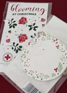 оптическое Blooming at Christmas Украшения с семенами для благотворительности