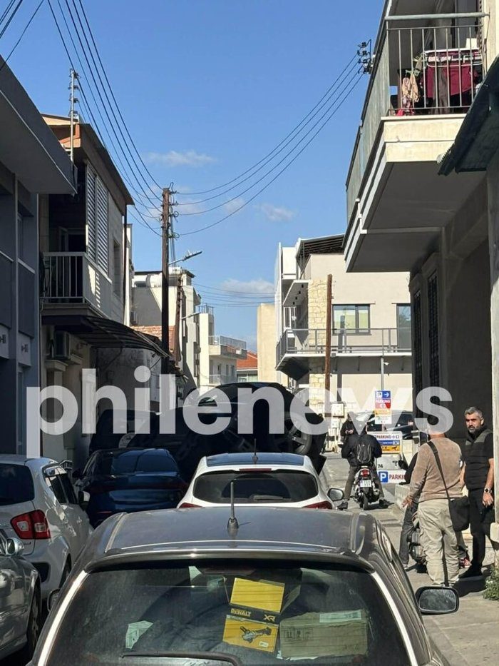 Womans SUV Crashes Onto Parked Car in Limassol
