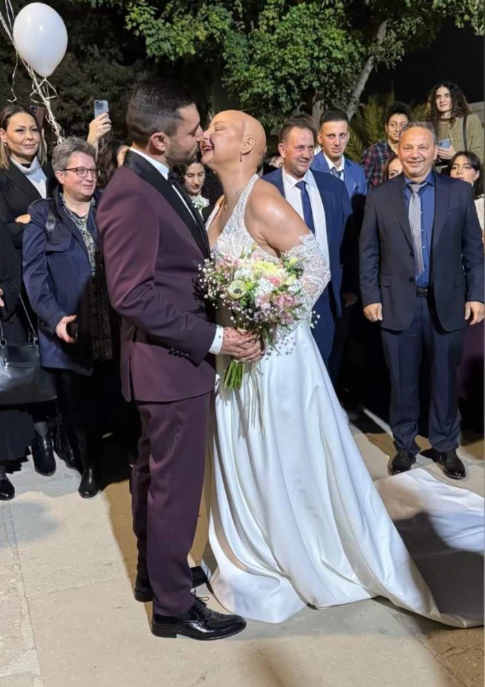 photo ANDREAS CHEIMONIDIS A message of love one year after marriage to