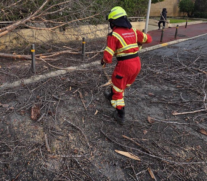 graphic Strong Winds Cause 17 Incidents Across Cyprus