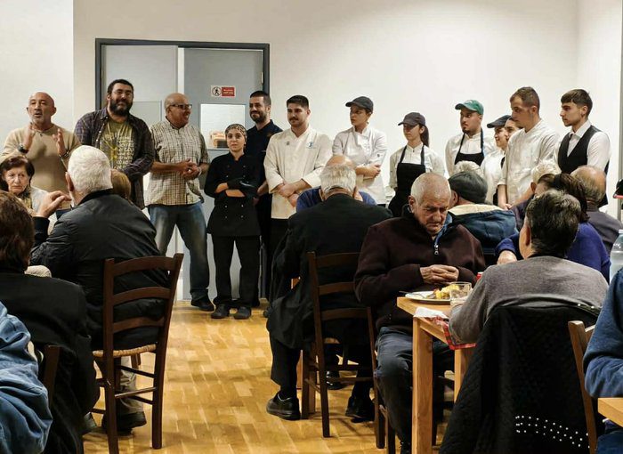 illustration University students cook for paphos community